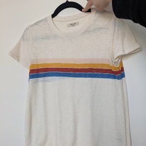 Retro style striped Madewell Tshirt